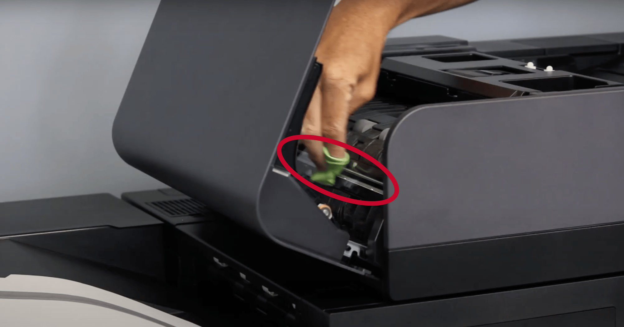 How to Clean the Slit Glass on Kyocera TASKalfa Copiers